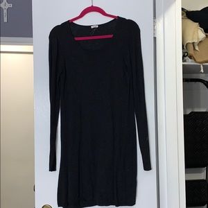 Grey long sleeve dress